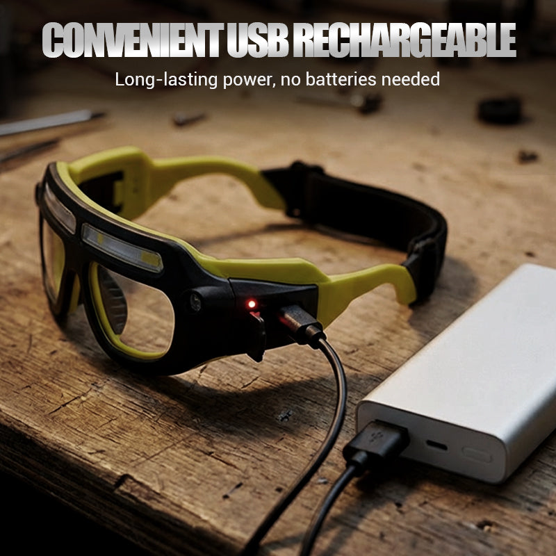 ⏳Limited-time 49% off⏰Rechargeable LED Glasses Headlamp