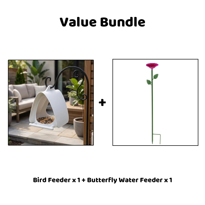 ๐ฆโจ Modern Hanging Bird Feeder 2026 UPGRADE | For Outdoor Gardens | Elegant Design, Superior Quality ๐