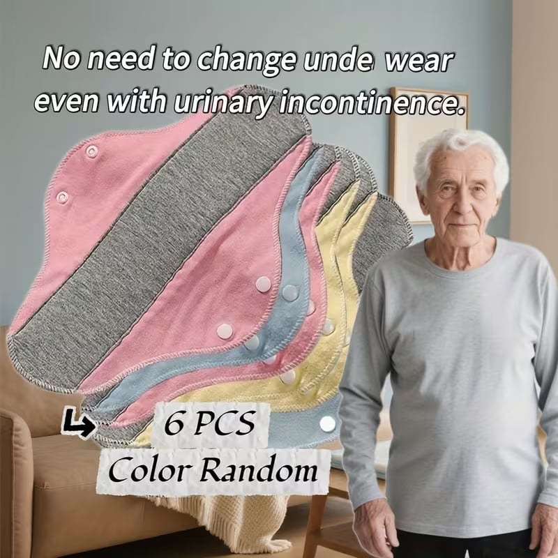 🔥Last Day 49% OFF - 👵4pcs Leak-Proof & Waterproof Washable Incontinence Pads with Graphene Aseptic Technology for Elderly Care
