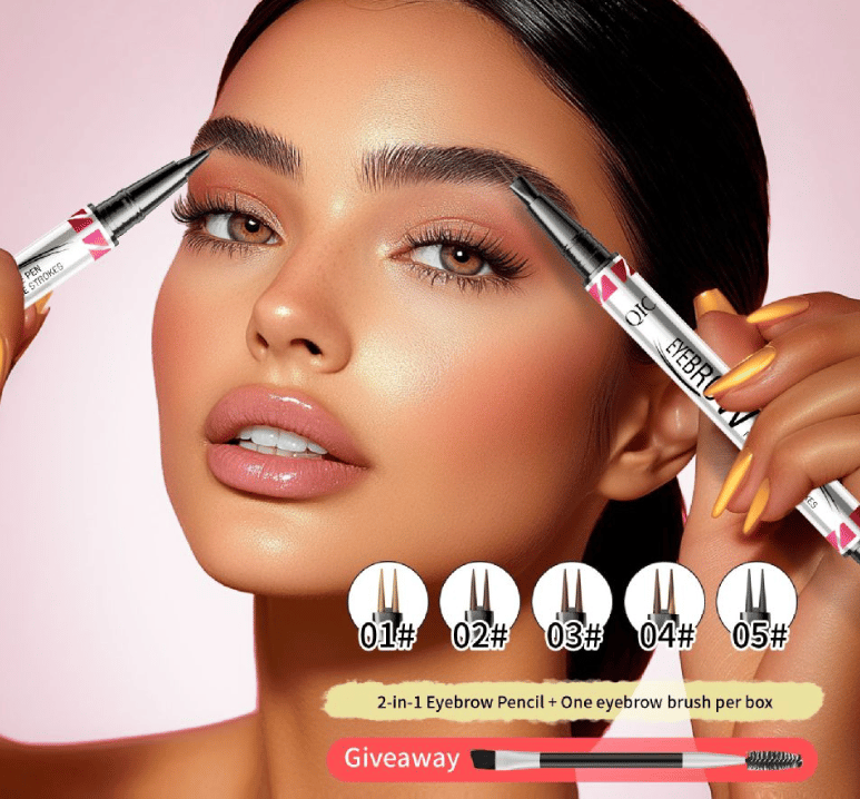 🏆Last Day Promotion 50% OFF!🎁3D Waterproof Microblading Eyebrow Pen