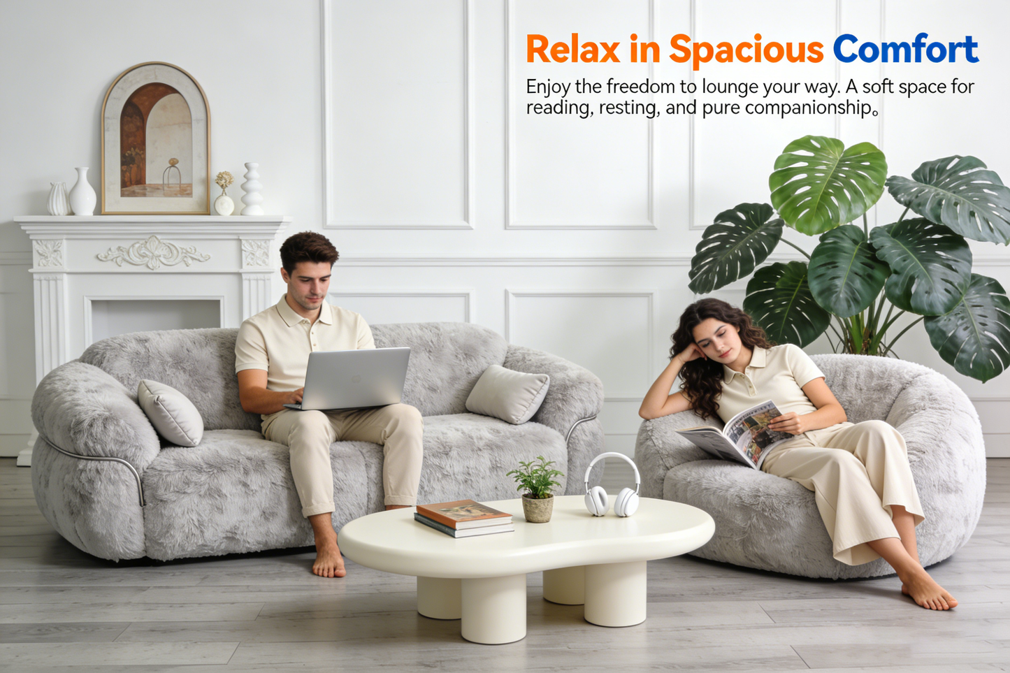 ⏳Time-Limited Special⏰Plush, soothing pet sofa with removable cover🛋️