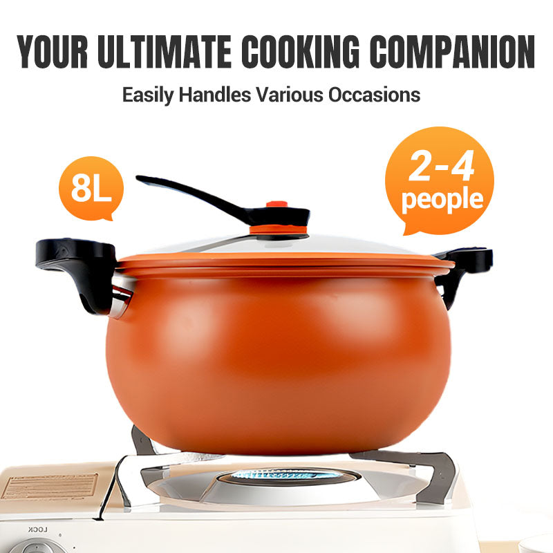 🔥Limited stock available 50% OFF🔥🧑‍🍳Chef's Picks🏆Multifunctional Large Capacity Non-stick Pressure Cooker