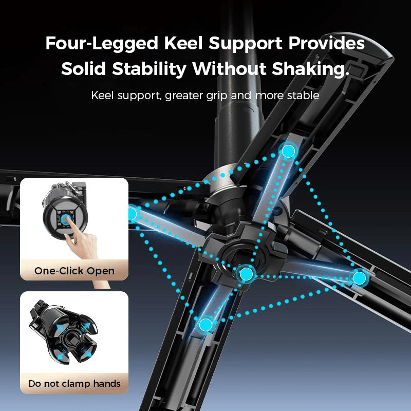 🔥Hot Sale（💥50%OFF）🔥4-in-1 Multifunctional 360° Rotation Magnetic Selfie Stick
