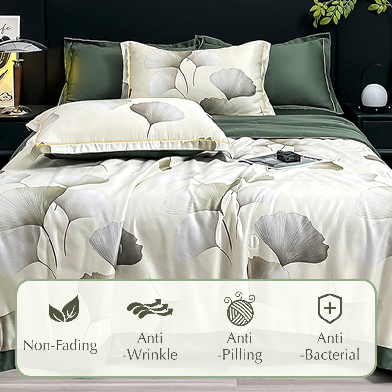 ❄️Must-have bedding in summer❄️Cooling Breathable Floral Bed Sheet (4-Piece Set)