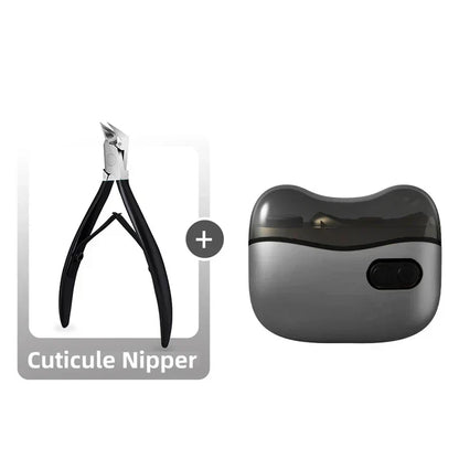 ⏳Time-Limited Special⏰ Lowest Price Ever, Don't Miss Out! 💅 2-in-1 Electric Nail Clipper & Polisher