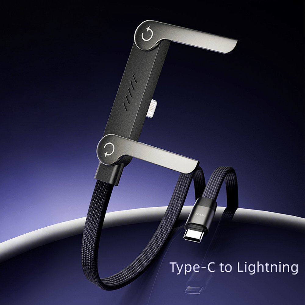 ⚡️240w super fast charging📱Invisible Holder Charger Cable with Stand