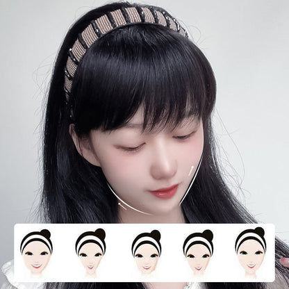 🌈Synthetic Hair Fringe with Hair Band🌸