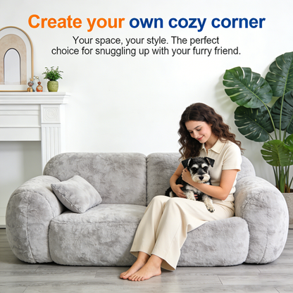 ⏳Time-Limited Special⏰Plush, soothing pet sofa with removable cover🛋️