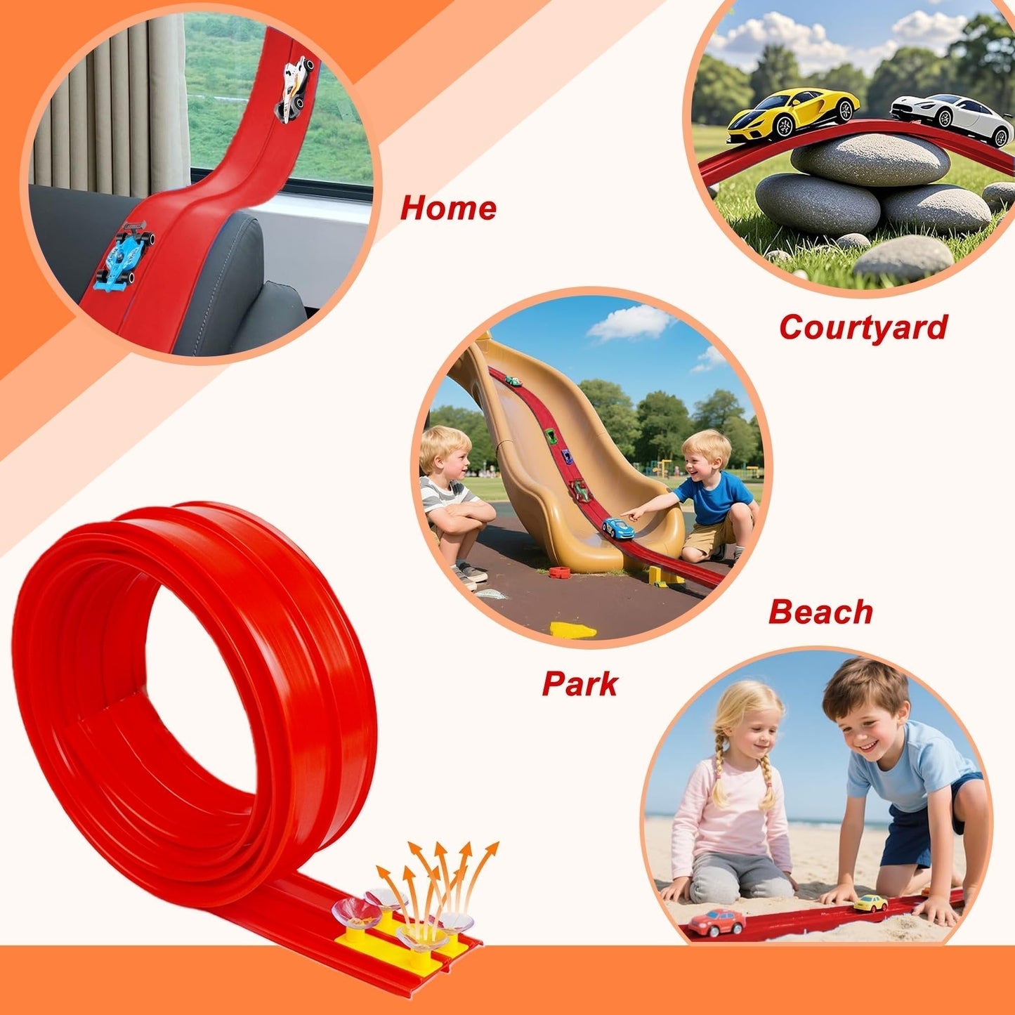 🎁Early Christmas Hot Sale 49% OFF🎅DIY Flexible Racing Track Toy