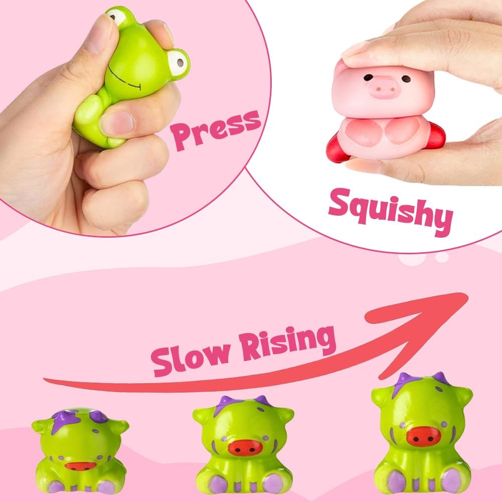 🔥LAST DAY SALE 49% OFF🔥12/24PCS Easter Eggs Prefilled Slow Rising Squishy Toys