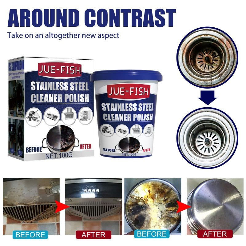🔥Up to 40% off🔥Highly Effective Cleaning & Polishing Paste for Stainless Steel Kitchenware