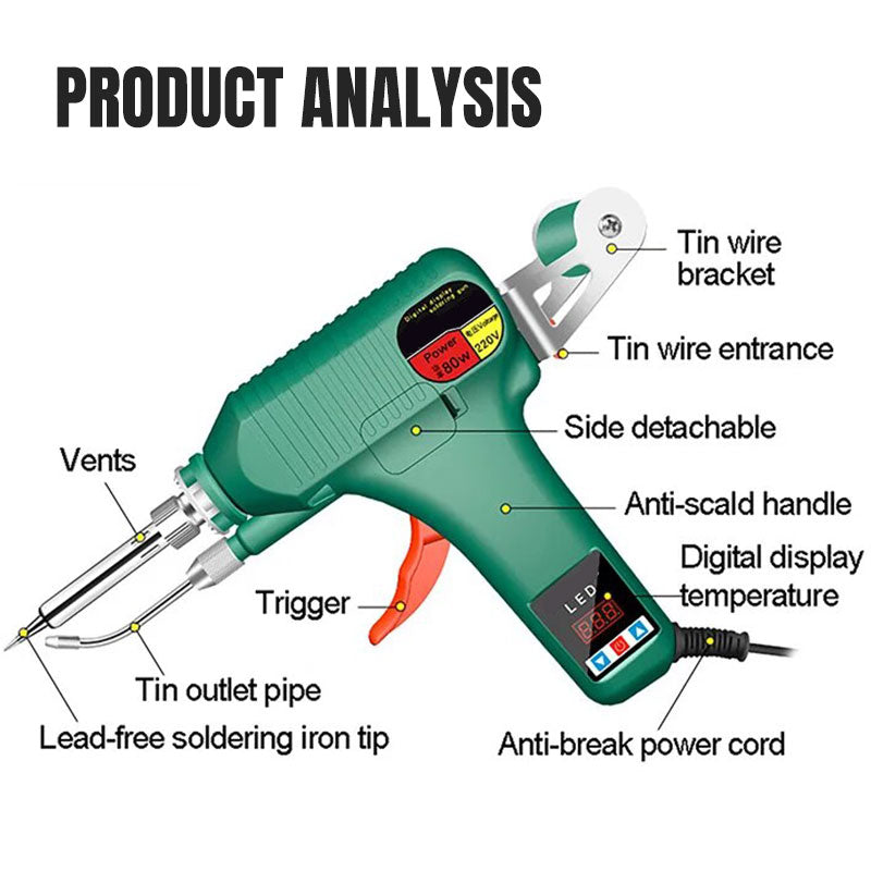 🔥Up to 40% OFF🔥Digital Display Soldering Iron - Auto Feed tin wire