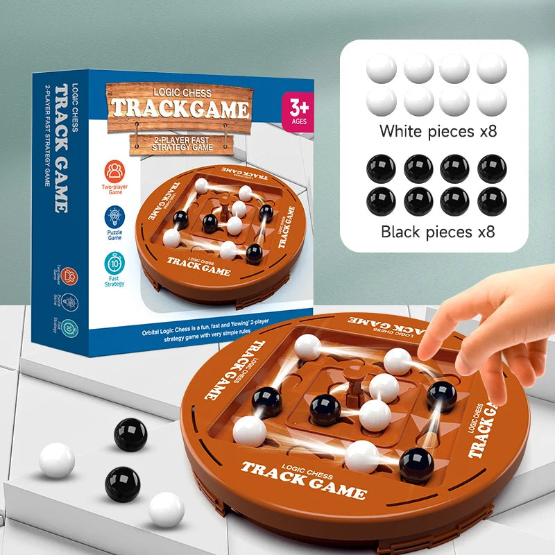 ♟️🌀Logic Chess Track Game Set
