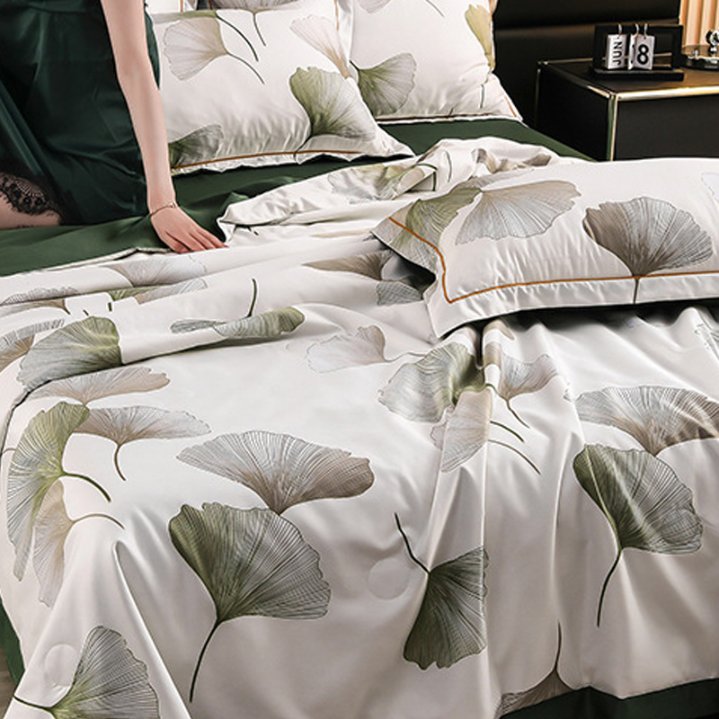 ❄️Must-have bedding in summer❄️Cooling Breathable Floral Bed Sheet (4-Piece Set)