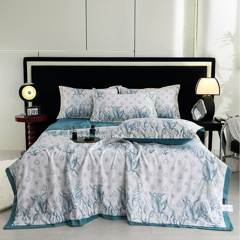 ❄️Must-have bedding in summer❄️Cooling Breathable Floral Bed Sheet (4-Piece Set)