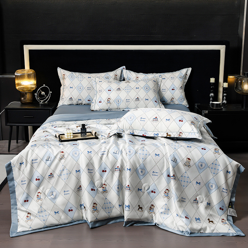 ❄️Must-have bedding in summer❄️Cooling Breathable Floral Bed Sheet (4-Piece Set)