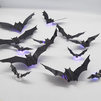 3D Bat LED Wall Light Decor