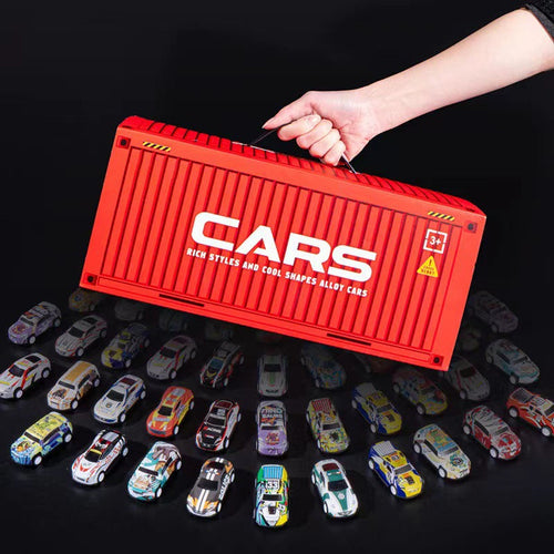 🎅Christmas promotion 50% OFF🎁48 Mini Pull-Back Cars with Built-In Garage Set