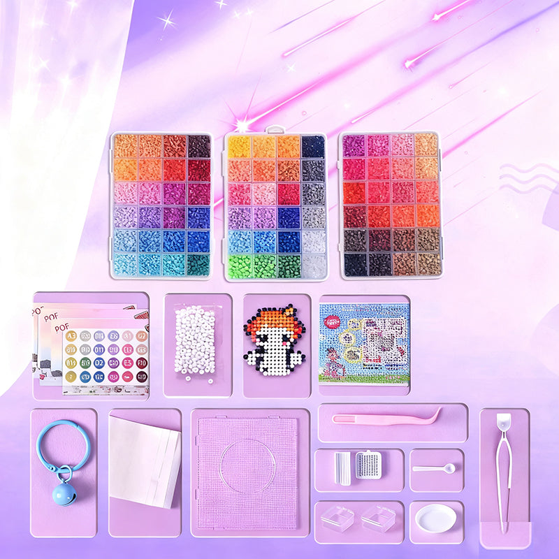 🎨 50% OFF NOW! ✨ 🎁 COMPLETE CRAFT KIT - 96 Colors with Storage Case, Perfect for Kids' Art Projects and Creative Development, Ideal Christmas Gift 👧✂️