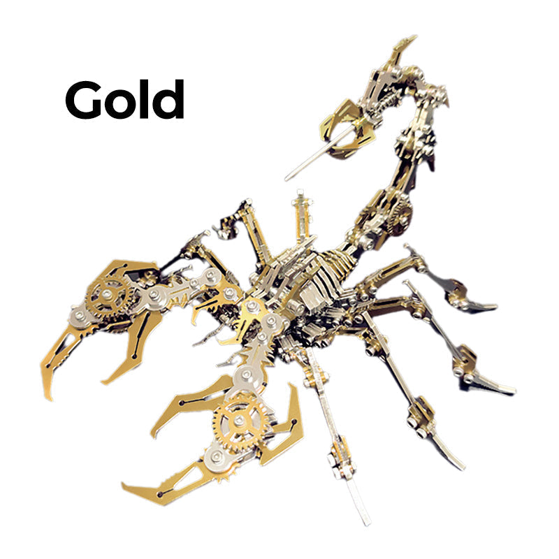 🛠️ 50% OFF NOW! 🦂 3D Scorpion Metal Puzzle – Mechanical Assembly Model, Challenging & Decorative 🧩⚙️