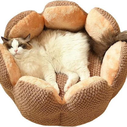 Cozy Cactus Petal-Shaped Pet Bed