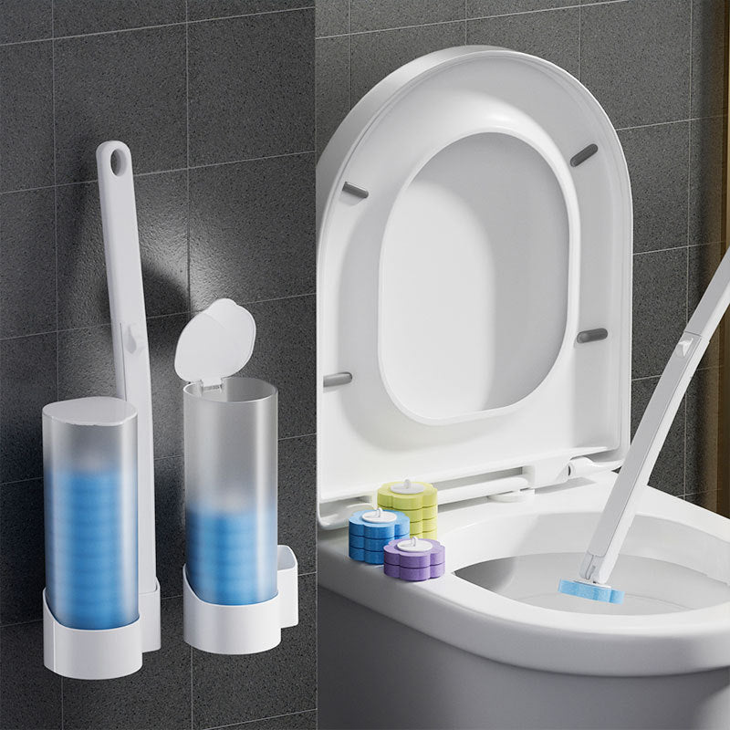 🚽 50% OFF NOW! ✨ Disposable Toilet Brush System – Hygienic, Refillable & Easy to Use 💦