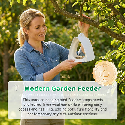 🐦✨ Modern Hanging Bird Feeder 2026 UPGRADE | For Outdoor Gardens | Elegant Design, Superior Quality 💎