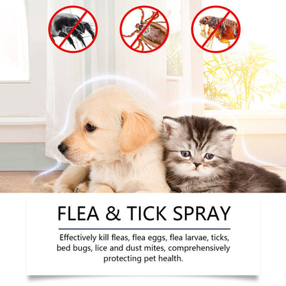 Natural Flea & Tick Spray for Dogs and Cats